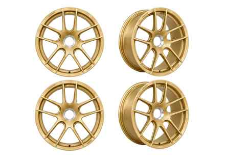 DD2 Centre Lock Wheel Set Satin Gold. Porsche 992.1 GTS - 992.25.19.R.SG, 992.25.18.F.SG